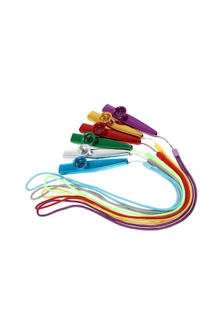 Mk-02r Metal Kazoo İp Askılı Alüminyum Alaşım Kırmızı