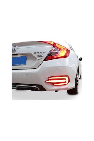 Honda Cıvıc Uyumlu Fc5 E Dizayn Arka Sis 2016-2021 Honda Cıvıc Uyumlu Fc5 E Dizayn Arka Sis 2016-2021