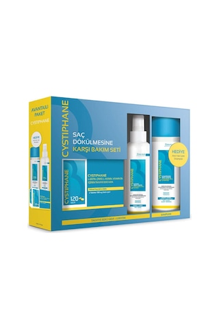 Cystiphane Takviye Gıda 120 Tablet + Biorga Dökülme Karşıtı Şampuan 200 ML + Losyon 125 ML