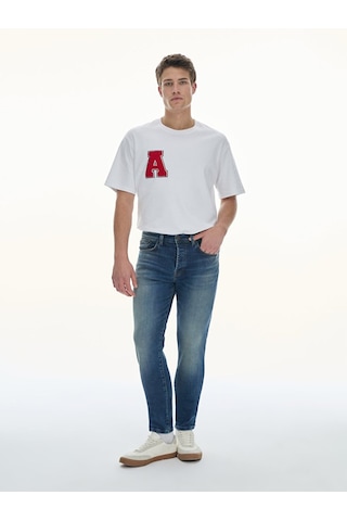 Ltb Lawrıe Y Normal Bel Dar Paça Slim Erkek Jean Pantolon 010095152215883 - 55447 Koyu Mavi