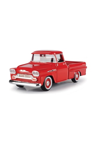 Motormax 1:24 W/b American Classics 1958 Chevrolet Apache Fleet Side Pickup Diecast Kırmızı