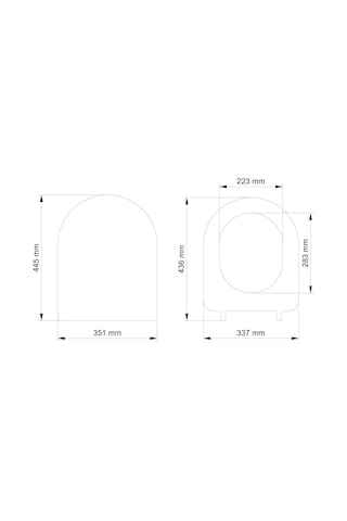 Visam 532 - 004 Mimoza Thermoplast Yavaş Kapanan Klozet Kapağı