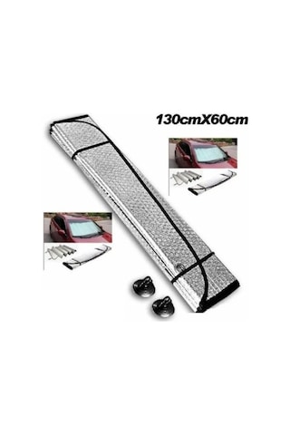 Araba Ön Cam Güneşliği 130 60 Cm Parlak 4915