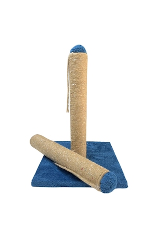 Lacivert Kedi Tırmalama Tahtası Yedek Borulu-42cm