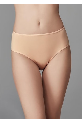 Eros Bayan Yüksek Bel Izsiz Slip 5'Li Karışık Renk Ersk760 Çok Renkli