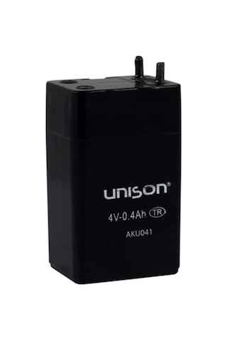 Unison 4 Volt 0.4 Amper Kuru Akü 4V 0.4A / 449524914