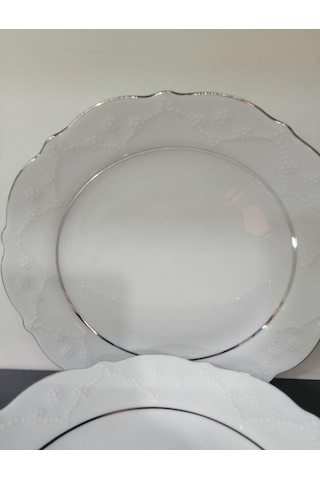 Porland Porselen 12'li Queen 21 Cm Pasta Tabak