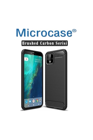 Microcase Google Pixel 4 Xl Brushed Carbon Kilif - Siyah 398356832
