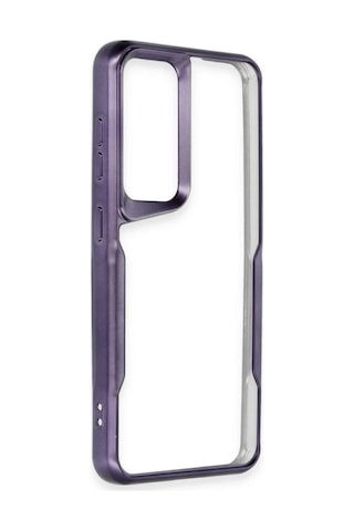 Newface - 575 - Samsung Galaxy Uyumlu A55 5g Kılıf Boyi Silikon Kapak - - Csmo-tex - Derin Mor