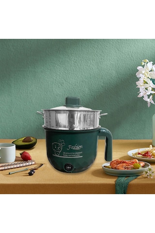 Suntek Elektrikli Pişirme Potası Buharlı-pişirici-ile-yeşil