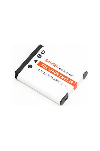 Nikon Coolpix S32 S33 S100 S2500 için Sanger Enel19 Batarya