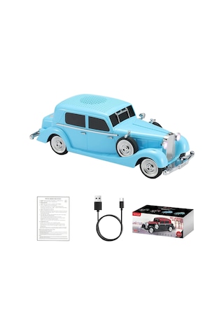 Retro Klasik Araba Bluetooth Hoparlör Kablosuz Hd Ses Fm Radyo Yg-239