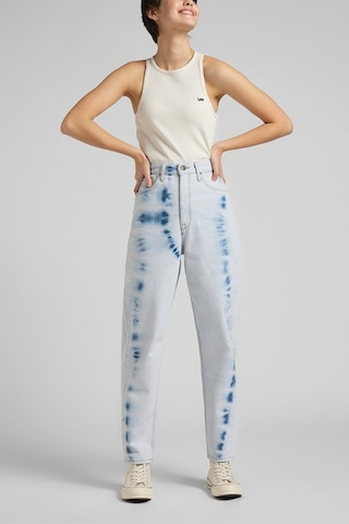 Lee Stella Regular Fit Çok Yüksek Bel Normal Paça Pamuk Mavi Kadın Jean Denim Kot Pantolon L31JGAOL Mavi