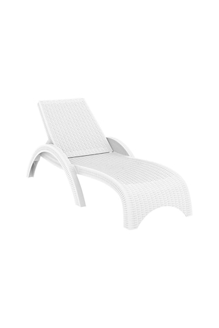 Omnipazar Trk-860 Siesta Fiji Rattan Desenli Ayarlanabilir Lüks Şezlong Çok Renkli