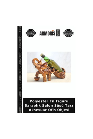 Polyester Fil Figürü Şaraplık Salon Süsü Tarz Aksesuar Ofis Objesi
