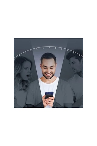 Omix X500 Soft Yumuşak Silikon Telefon Kılıfı Ve Hayalet Tam Kaplayan Cam Ekran Koruyucu Mor