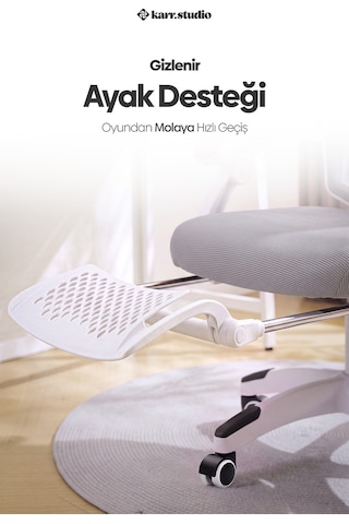 Zephyr Oyuncu Koltuğu Gri