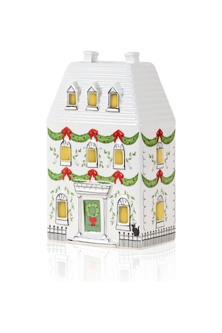 The Mia Dekoratif Led Işıklı Yılbaşı Evi 12x7x19 Cm 1 Adet
