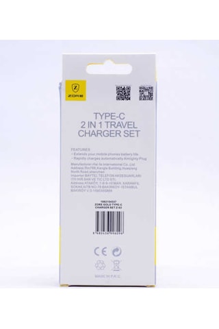 Zore Gold Type-C Şarj Seti Z-03