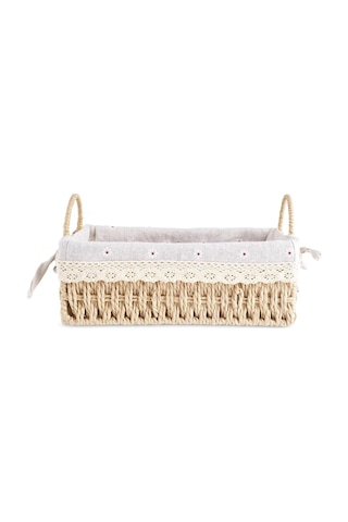 Daisy Ekmek Sepeti Vizon 25 Cm Çok Renkli