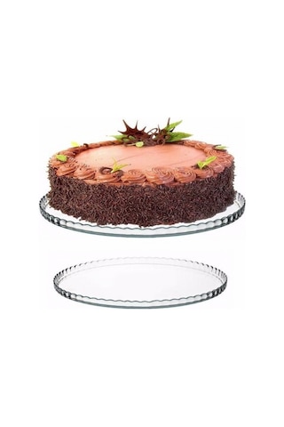 Paşabahçe Fanus Altlığı Kek Fanusu Standı Servis Tabağı 32 CM