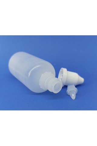 50 Ml Şeffaf Boş Plastik Likit Şişe Mürekkep-Kolonya-Aseton Şişesi 1-1000 Adet