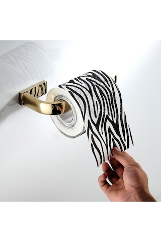 Homyl Pirinç Tuvalet Kağıdı Havluluk Banyo Rulo Doku Depolama Altın