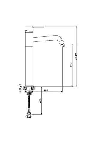 Newarc 971001 Domino Çanak Tipi Lavabo Bataryası