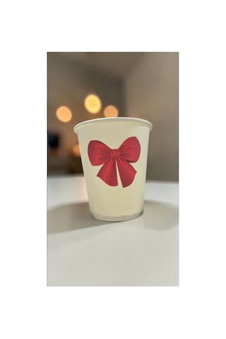 Kurdela Kırmızı-sevgi Doğumgünü Parti Etkinlik Temalı Tek Kullanımlık 7 Oz 50 Adet Karton Bardak 1