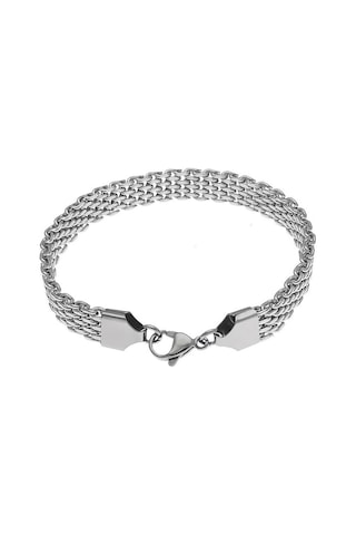 Chavin 6 Mm. 20 Cm. Gri Çelik Erkek Bileklik Et84by-6