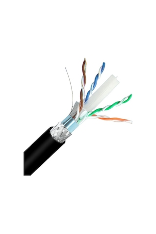 Inca Icat6-500ag S/ftp 23 Awg Lszh Cable 500 M Siyah