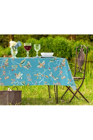 Madame Coco Violet Pvc Masa Örtüsü 1kmaor0568140 X 200 Cm-indigo