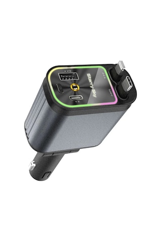 4 Ü 1 Arada Çift Usb Bağlantı Çakmaklık, Type-c Hızlı Şarjlı Tdrtr