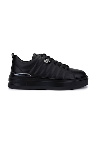 Tamer Tanca Erkek Hakiki Deri Siyah Deri Sneakers & Spor Ayakkabı 352 23141 Erk Ayk Sk25-26 Sıyah Dr Siyah