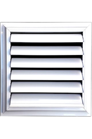 Banyo Havalandırma Beyaz Alüminyum Telli Menfez, Panjur