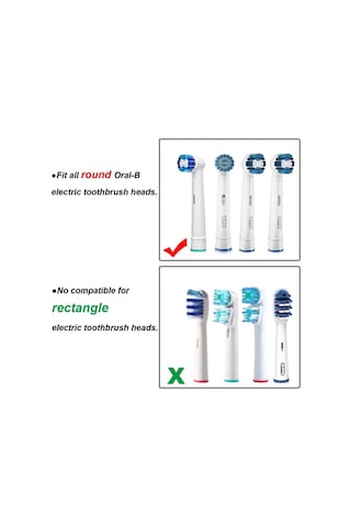 Oral-B Diş Fırçası Başlıkları için Koruma Kapağı 4 Adet Diğer