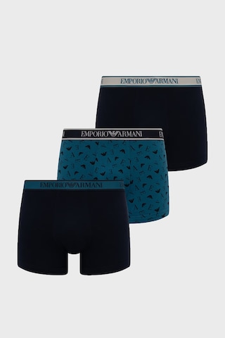 Emporio Armani Logolu 3 Pack Boxer Erkek Boxer Em000259 Af25019 Mb676 Lacivert-petrol-lacivert
