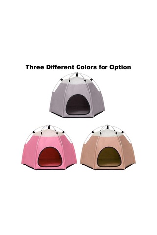 Geeroyoo Oksford Kumaşlı Suya Dayanıklı Katlanabilir Evcil Hayvan Çadırı