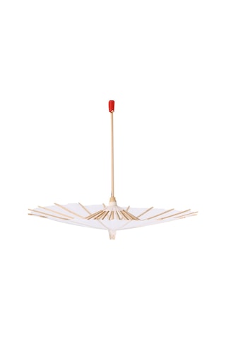 Yaozixa 20cm Beyaz Kağıt Şemsiye - El Boyama Dıy Uygun, Ahşap Kemikli, Vintage Görünüm, Okul Ve Ana-cocuk Aktivitesi İçin