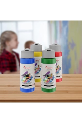 Ana Renkler Akrilik Boya 4&apos Lü Set 4x60ml