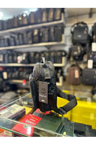 Bagslab Siyah Erkek El Ve Omuz Çantası Siyah