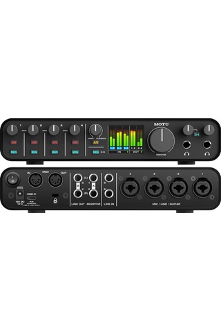 Motu M6 | 6-giriş/4-çıkış 24bit/192kHz USB-C (Type C) Ses Kartı