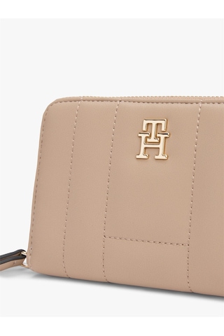 Tommy Hilfiger Th Femınıne Med Za Kadın Bej Cüzdan - Aw0aw17476 Bej