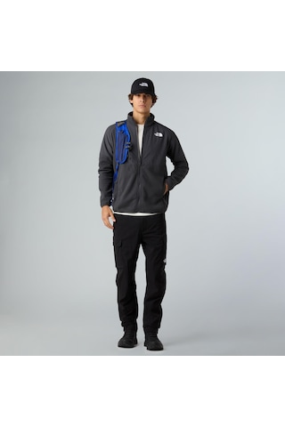 The North Face M Glacier Heavyweight Full Zip Erkek Polar-30495 Koyu Gri
