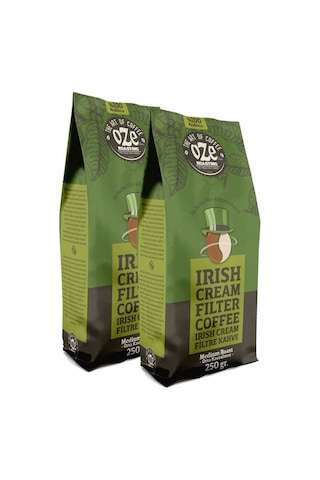 Oze Irish Cream Aromalı Filtre Kahve 2 x 250 G Makine Kağıt Filtre Metal Filtre