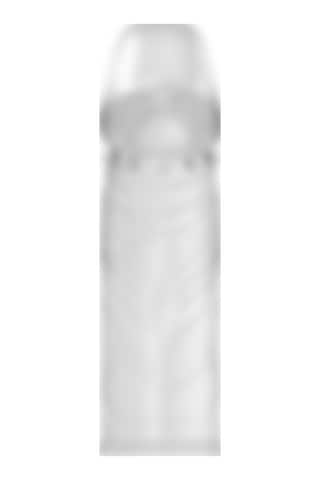 Odins Shop 14 CM Damarlı Uzatmalı Şeffaf Silikon Penis Kılıfı