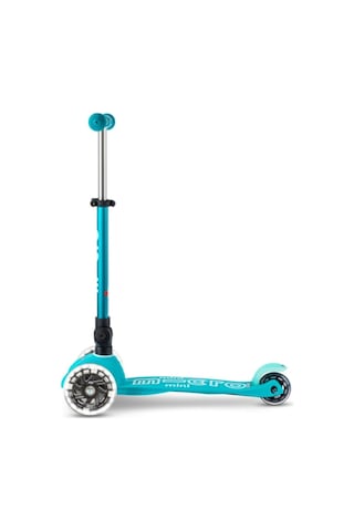 Mini Micro Scooter - Deluxe Foldable LED Aqua