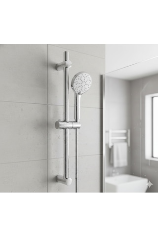 Eczacıbaşı Punto 201 Sürgülü 3f El Duşu Seti Krom A45939 Krom Krom