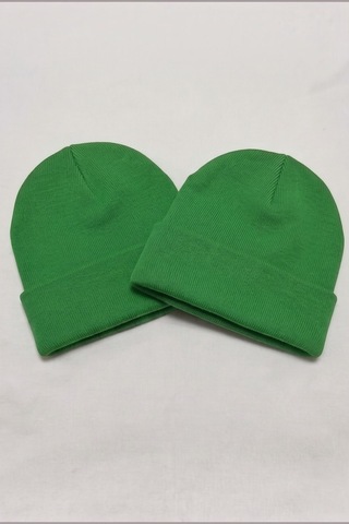 Moibody Premium Unisex Beanie Bere Seti 2 Li Paket Yeşil Yeşil