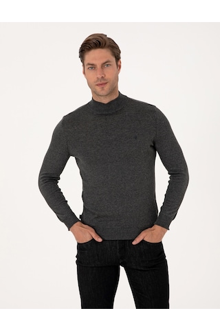 Pierre Cardin Erkek Antrasit Melanj Kazak /triko 50314176-vr081 Antrasit Melanj